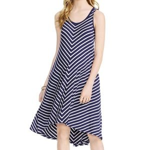 Maternity striped dress - navy & white NWT